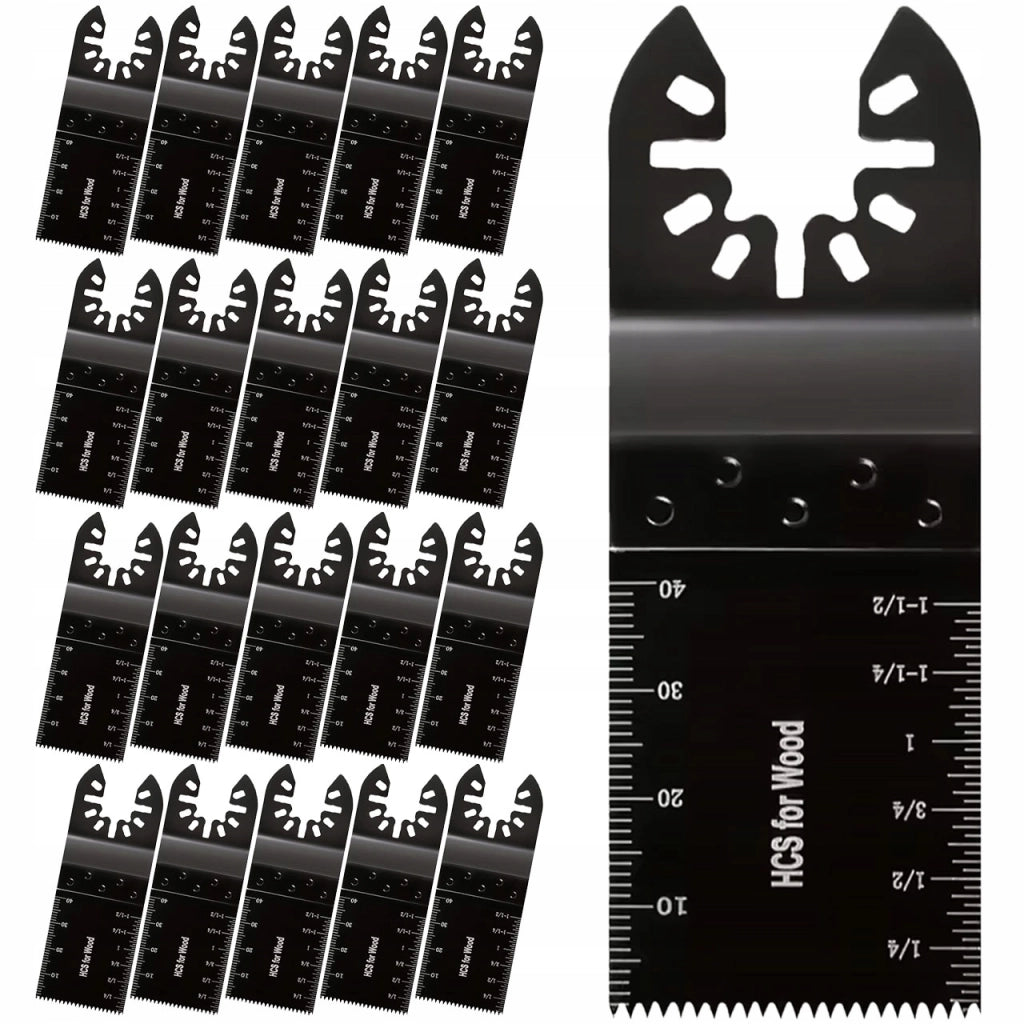 Set di Lame HCS Multiuso Rosfix MultiSaw 20 – Alta Qualità, Compatibile con Multitool Bosch, Makita, Fein