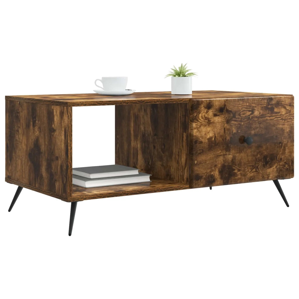 Tavolino da salotto Rovere Fumo 90 x 50 x 40 cm 895650