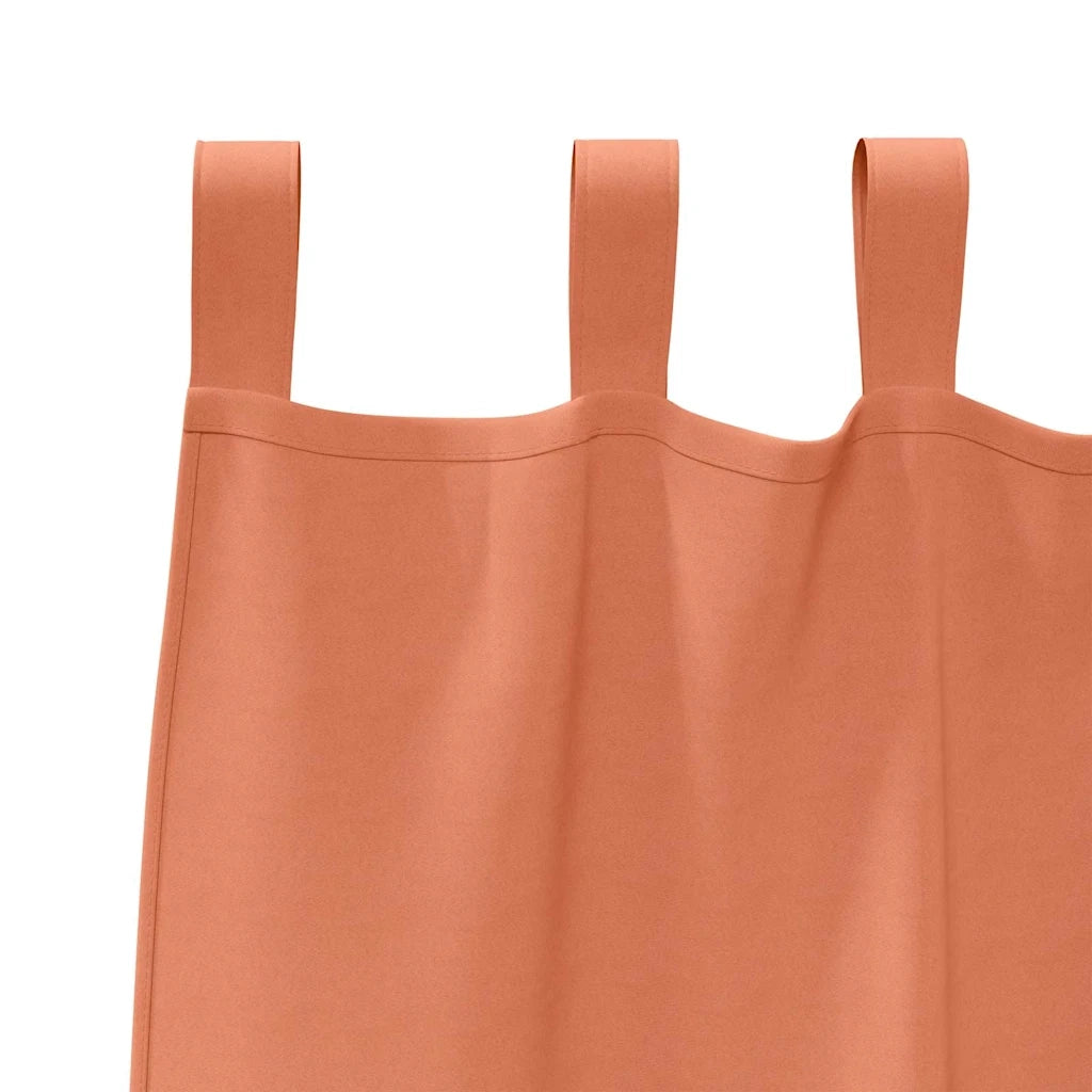 Tende Blackout con Anelli 2 pcs Terracotta 140 x 140 cm 4107633