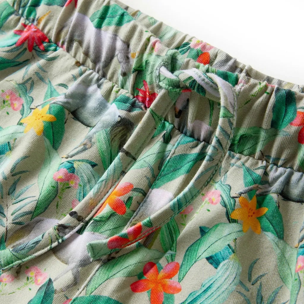Pantaloncini Bambino Coulisse Khaki Chiaro 116 14629