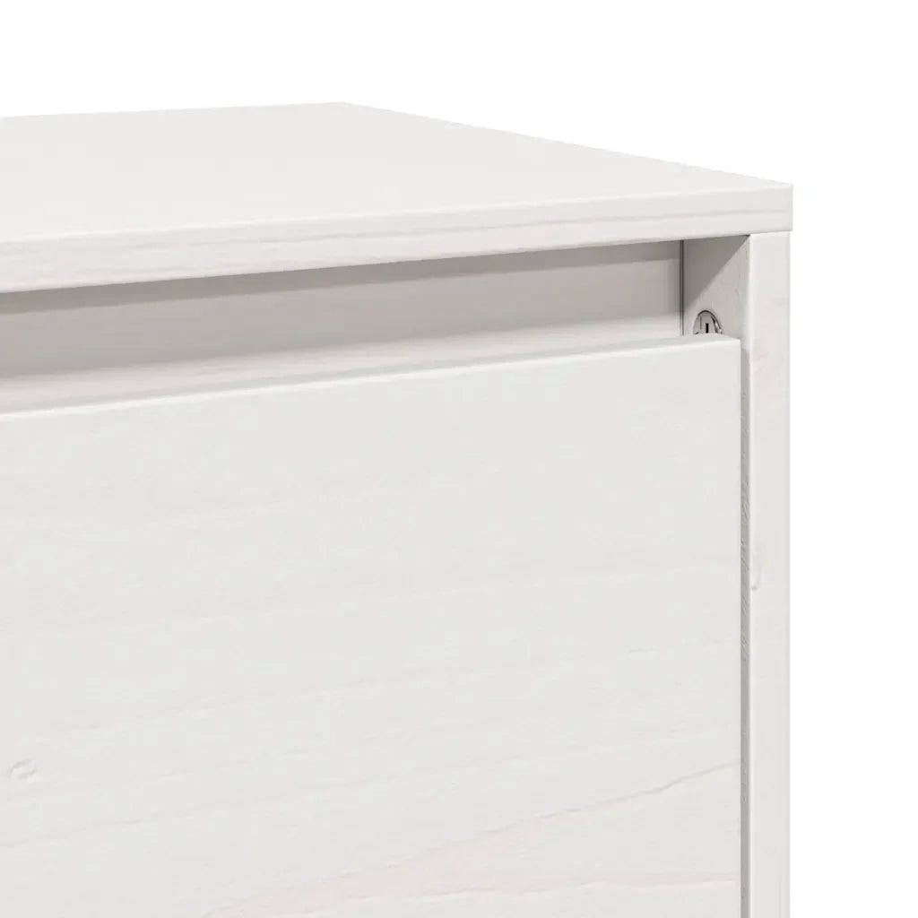 Set di 2 pratici pensili decorativi da parete 100 x 30 x 35 cm in legno massello di pino bianco. Codice articolo: 02_0048079.