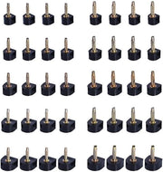 Hakbeschermers per alta tacca - Viti sturz per tacca sostitutiva - 8 9 10 11 e 12 mm a forma di U nero (20 paia)