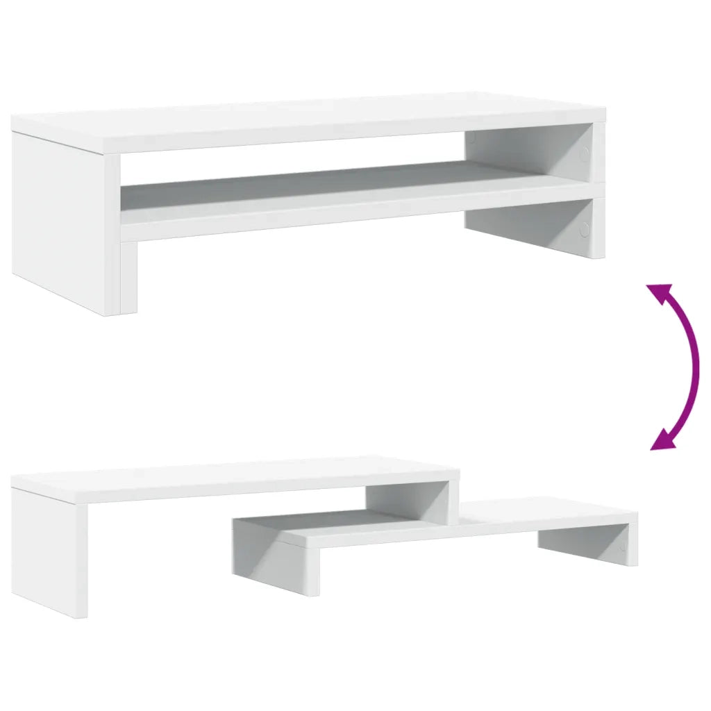 Supporto per Monitor Bianco 54x22x15 cm in Truciolato 854769