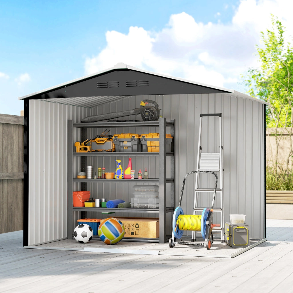 Casetta da Giardino ¨C zephmum ¨C Grigio Scuro Acciaio 230x170x? cm