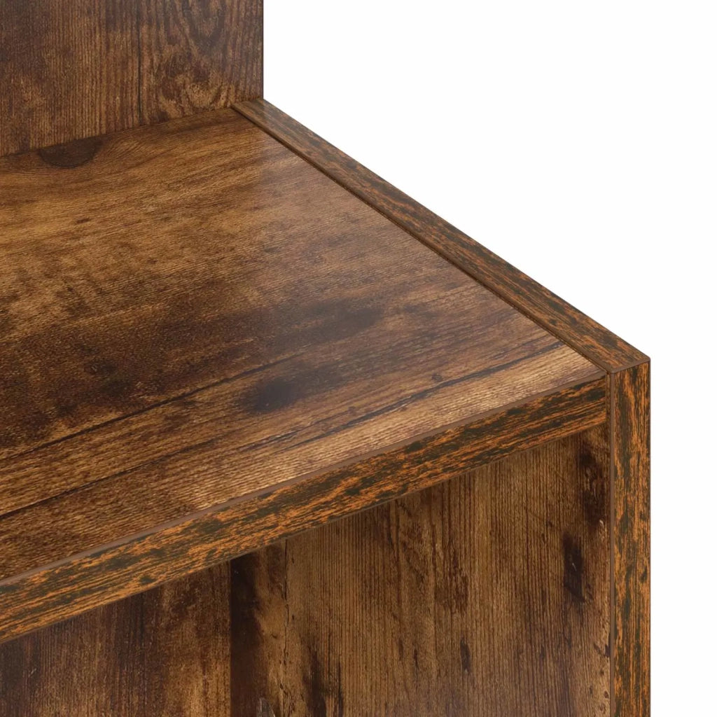 Tavolo laterale Rovere Fumo Ø 39,5 x 55 cm Legno ingegnerizzato