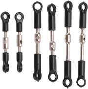 Set di Stabilizzatori per RC - Compatibile con 144001/144002/124018/124019/124017/124016 - Materiale Kunststoff/Alleggerimento di Alluminio - Nero - Duraturo e Leggero - Stabilizzatori per RC