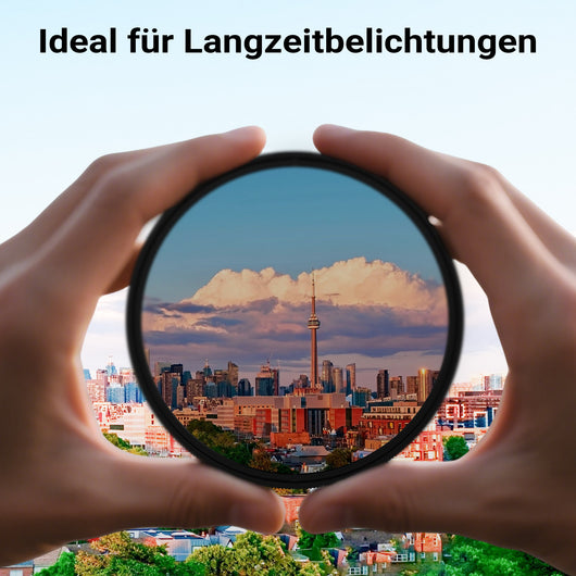 ND2-ND400 Fader Slim 67 mm filtro grigio variabile con 9 stop, filtro ND con rivestimento a 18 strati, filtro per obiettivo con montatura slim da 4,3 mm