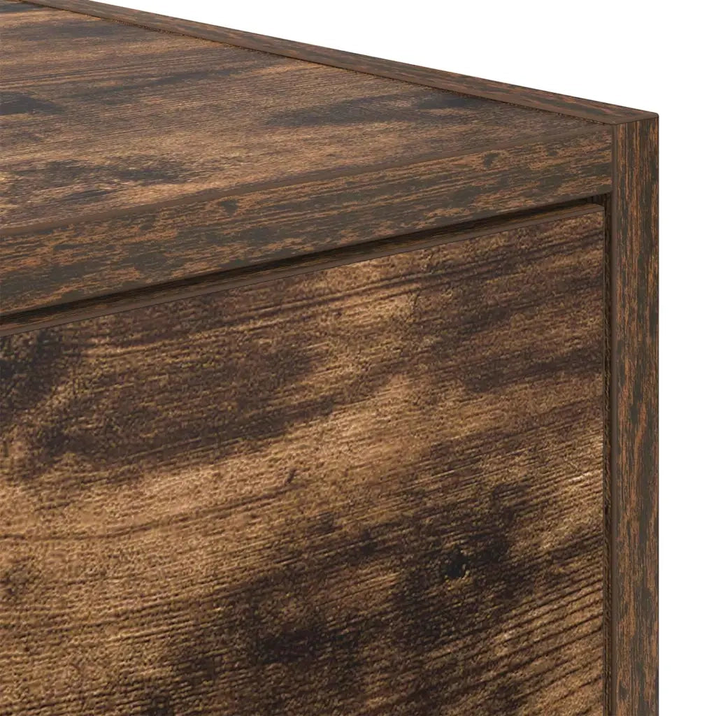 Mobile TV Rovere fumo 100 x 31 x 25,5 cm Legno multistrato 861530