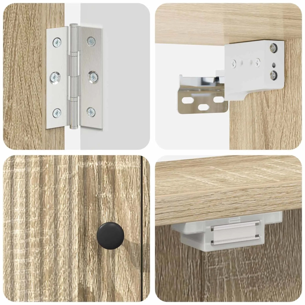 Armadio per Dartboard EDE Rovere Sonoma 52,5 x 10,5 x 53,5 cm 896007