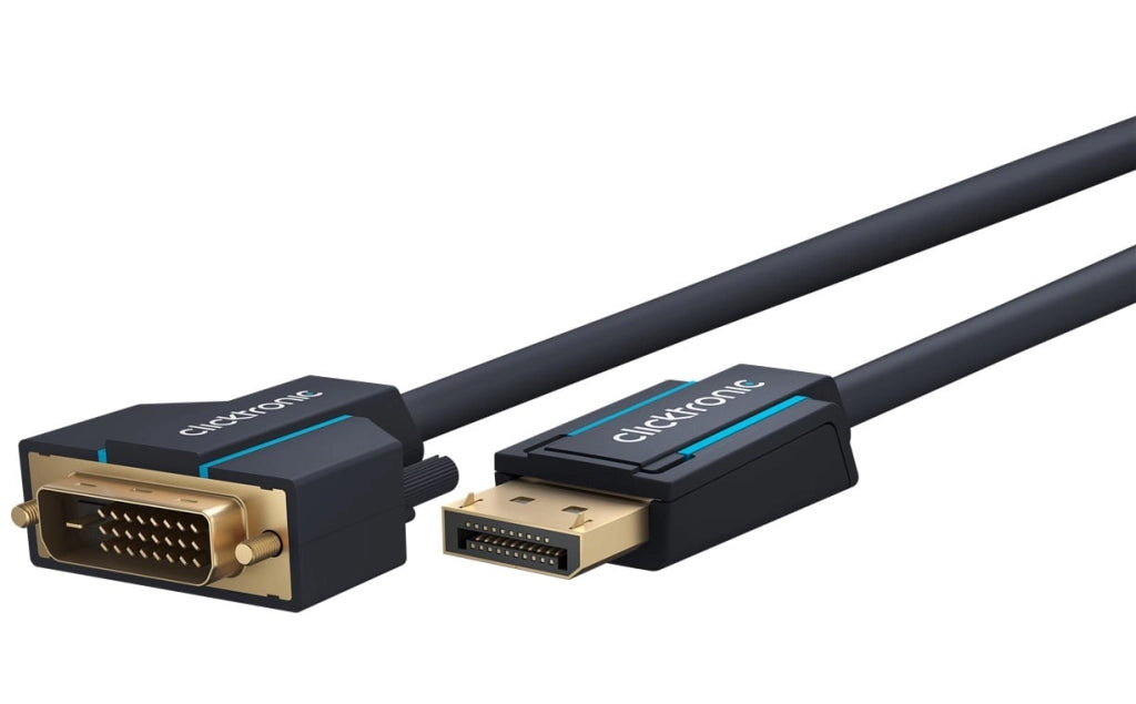 Cavo Monitor DisplayPort Maschio a DVI-D Maschio 2 m Blu