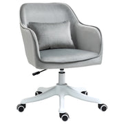Sedia da ufficio massaggiante ergonomica girevole ¨C zephmum ¨C grigio tessuto