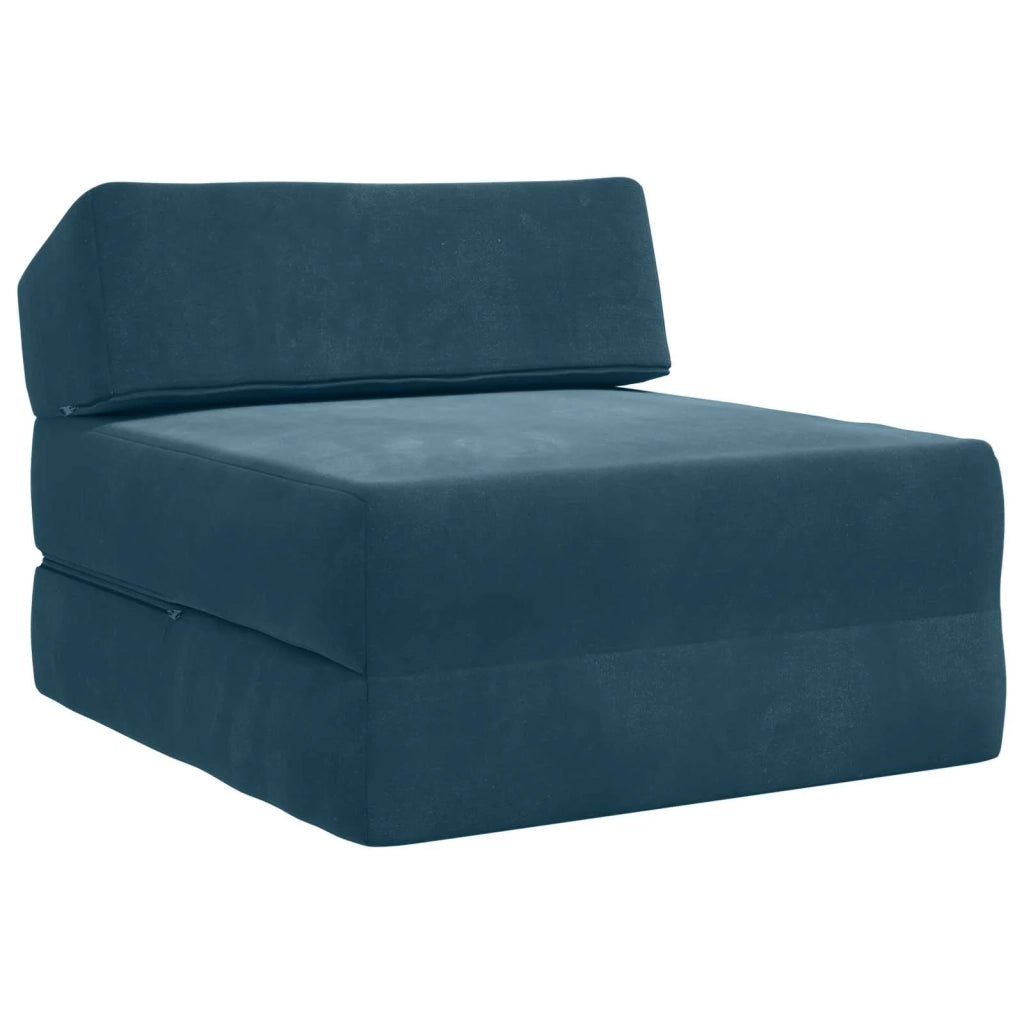Divano Letto Pieghevole Blu 60 x 70 x 41 cm Tessuto