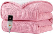Deken elettrico – Deken riscaldante – Deken elettrico – Deken riscaldato – Riscaldamento del letto – Deken riscaldante per due persone – Rapido riscaldamento – Lavabile – Inverno – Comfort della camera da letto