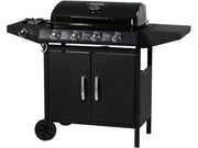 Barbecue gas "Festa 5" - 5 fuochi di cui 1 laterale - 12,9 Kw- Nero