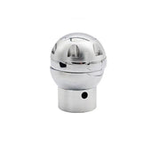 POMELLO CROMATO SILVER UNIVERSALE CAMBIO AUTO FURGONE ERGONOMICO CA-02999*