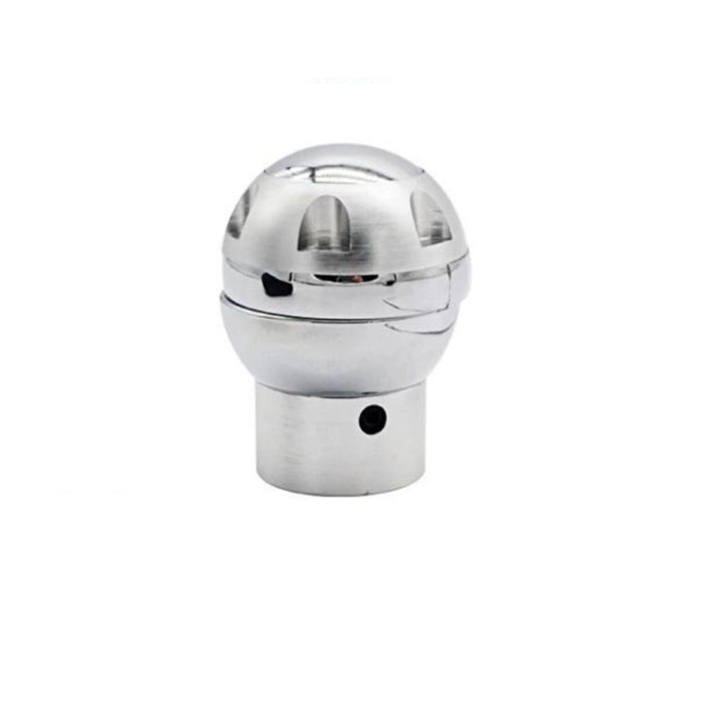 POMELLO CROMATO SILVER UNIVERSALE CAMBIO AUTO FURGONE ERGONOMICO CA-02999*