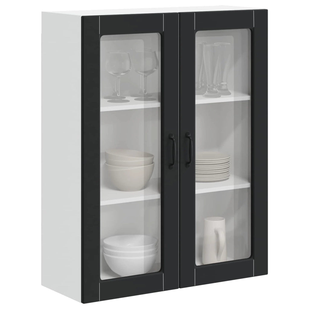 Pensile cucina Lucca Nero 80 x 31 x 100 cm Legno ingegnerizzato 885156
