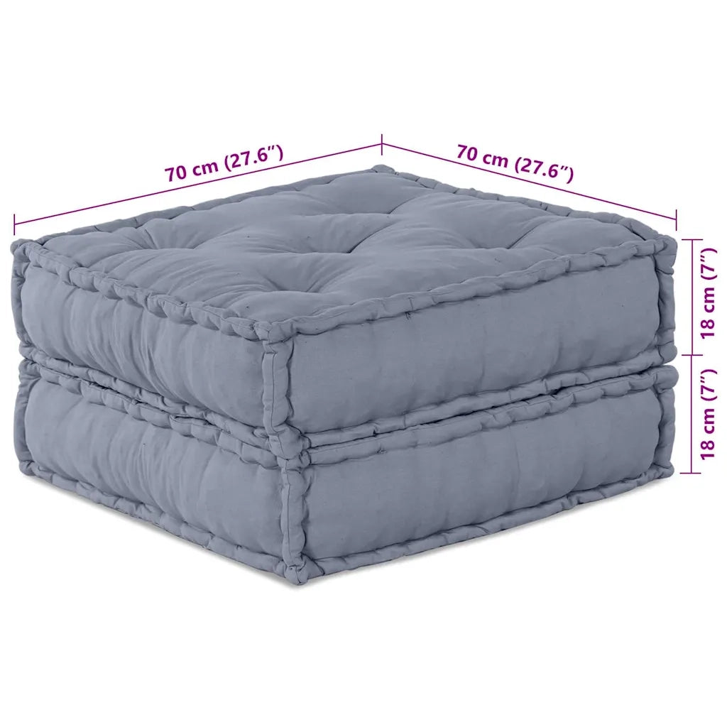 Unit¨¤ di Divano Modulare Grigio 70 x 70 x 36 cm Tessuto CFW6347792