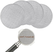 Filtro a sifone 58 mm, 4 pezzi, 17 mm di spessore, 150 μm, acciaio inossidabile 316, filtro del caffè in acciaio inossidabile, riutilizzabile.