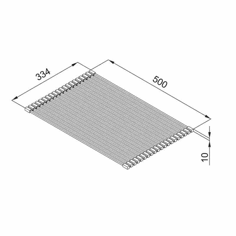 Rollmat Elleci Element 500 Materiale Silicone Nero - ARS023BK