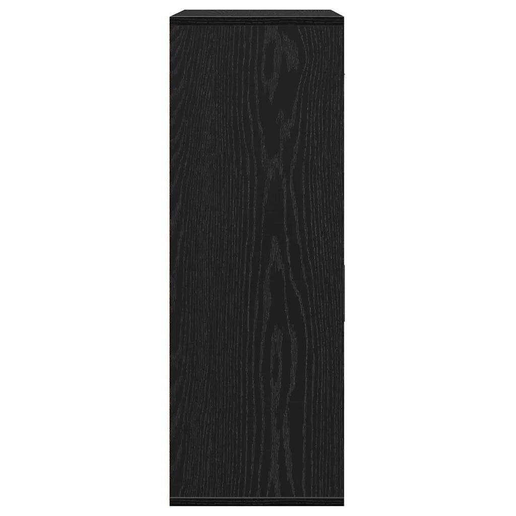 Credenza Rovere Nero 60 x 30 x 84 cm Legno multistrato 871427