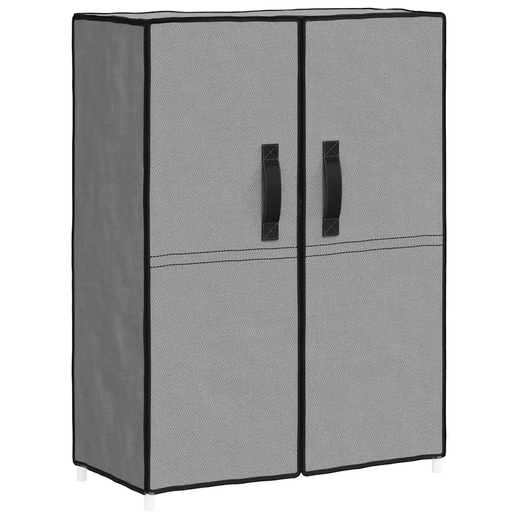 Scarpiera-Scaffale per scarpe-Armadietto contenitore Grigia 60x28x90 cm Tessuto