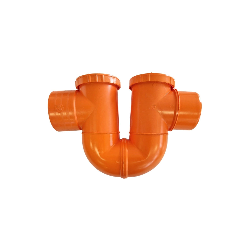 Sifone a "U" in pvc : Diametro - 100