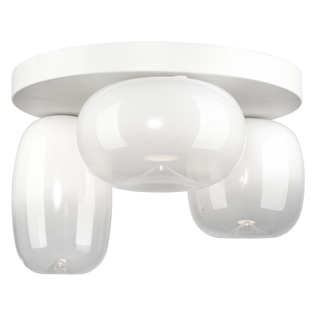 Plafoniera glamour VASO Ø42 bianca LED 12W 3000K Milagro