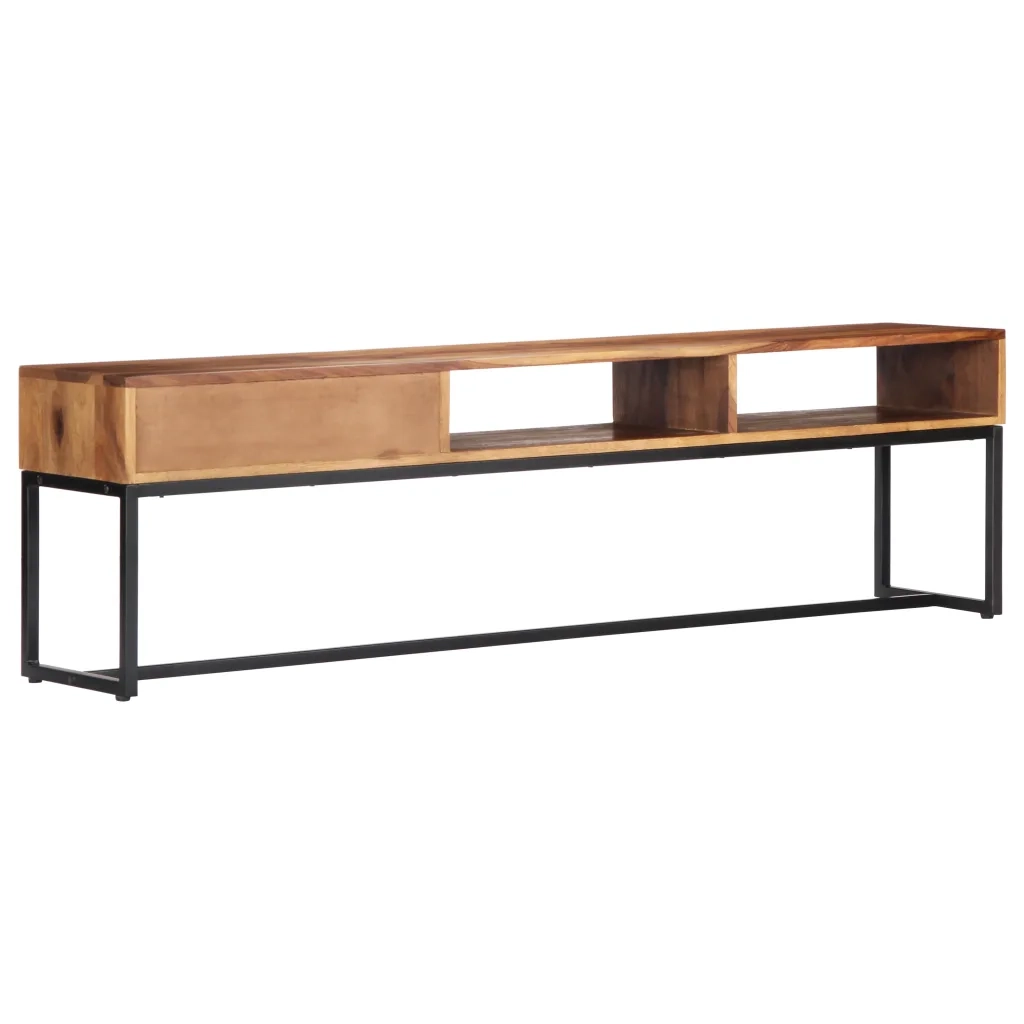 Mobile Porta TV 160x30x45 cm in Legno Massello di Acacia 247466