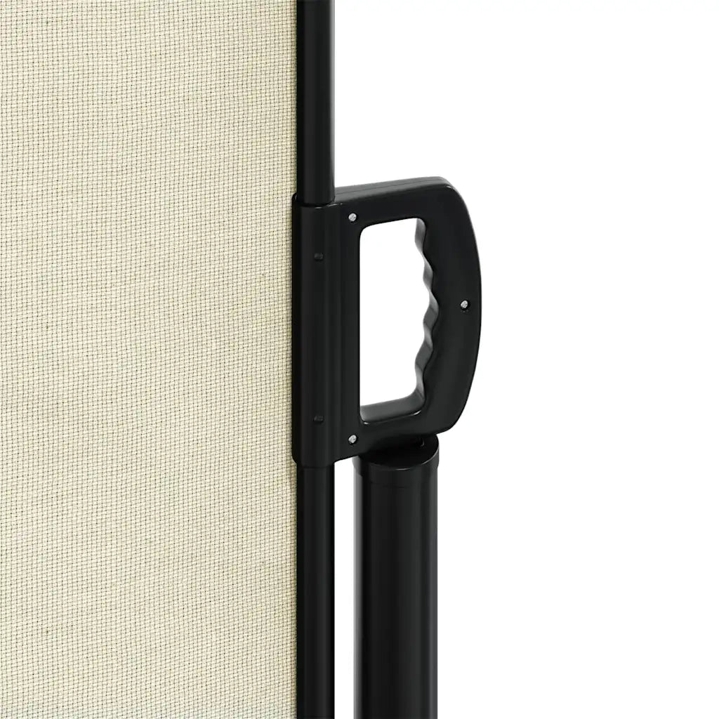 Tenda da Sole Laterale Retrattile-Tenda parasole per balcone per giardino Crema 220x500 cm