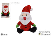 Peluche Babbo Natale con Voce Ripeti Tutto 20 cm