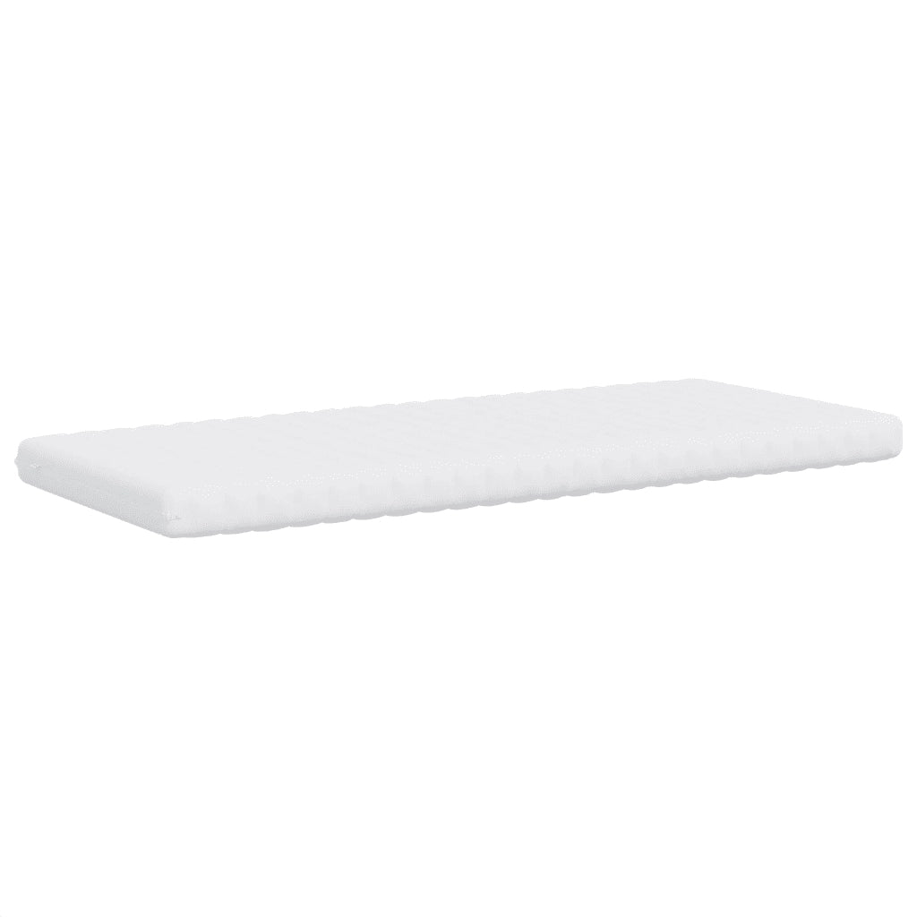 Materasso in Schiuma-Materasso per Letto Bianco 100x200 cm 7 Zone Durezza 20 ILD