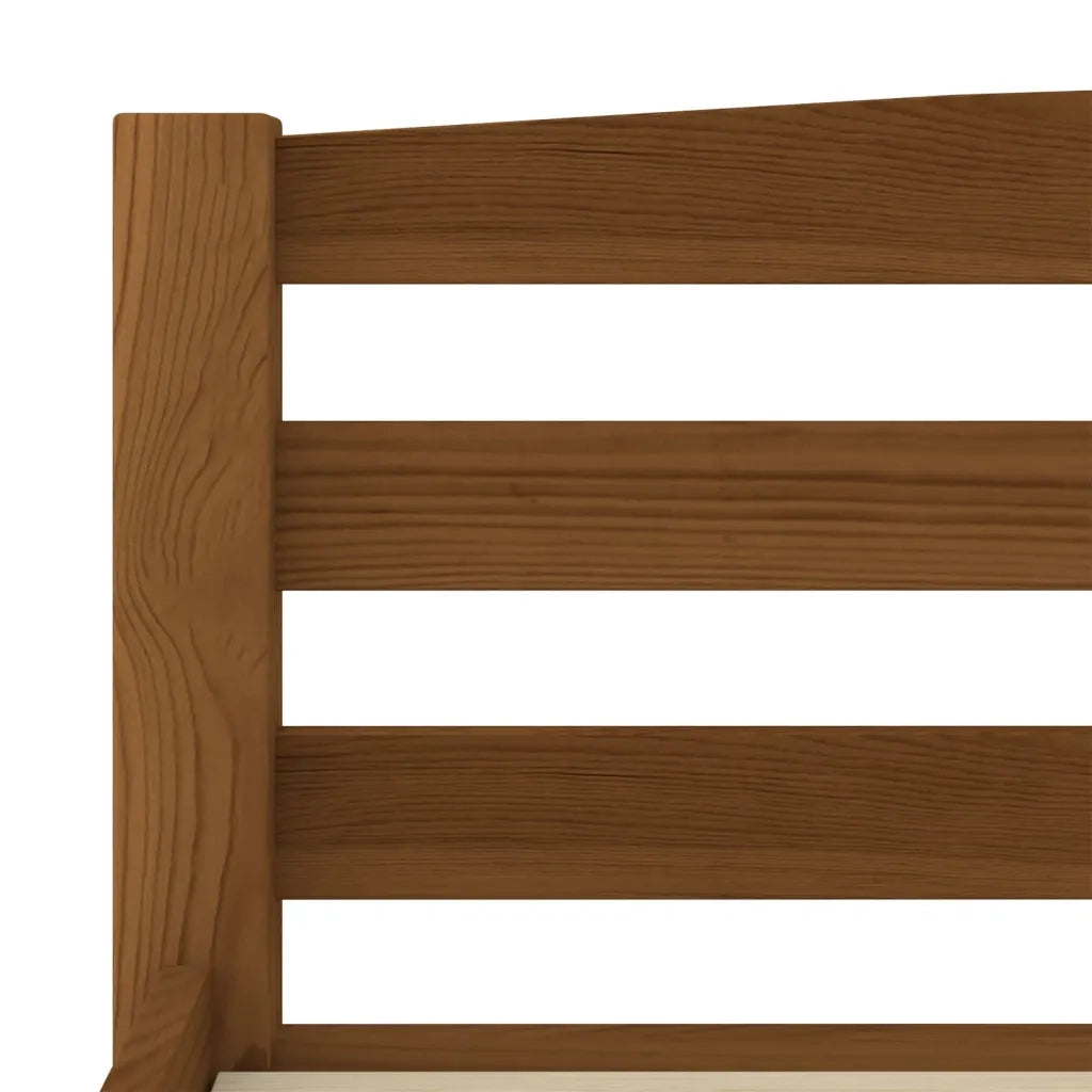 Giroletto senza Materasso Ambrato 180x200 cm in Legno di Pino