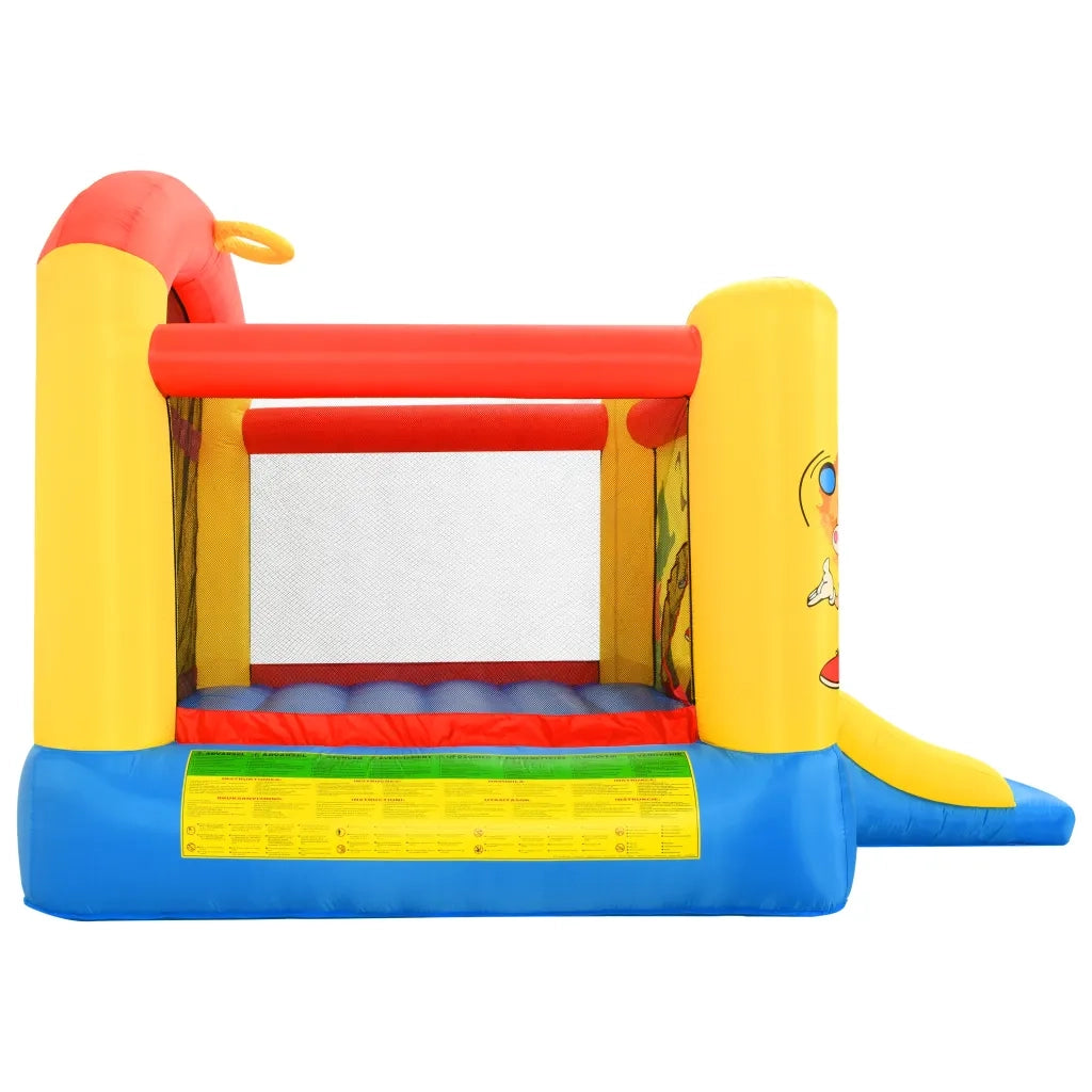 Happy Hop Castello Gonfiabile con Scivolo 260x210x160 cm in PVC 91782