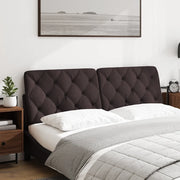 Cuscino Testiera Marrone Scuro 160 cm in Tessuto 4019229