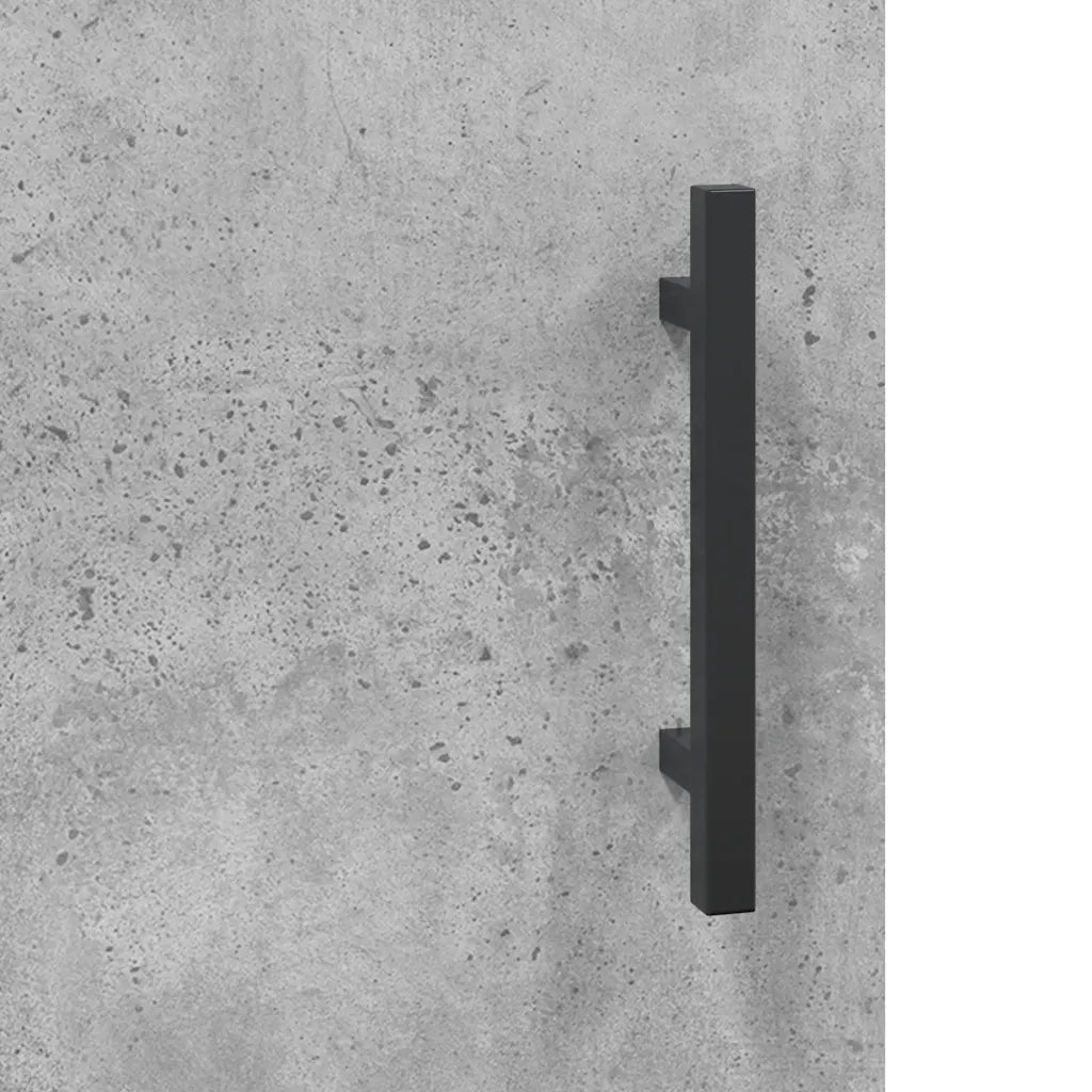 Credenza Grigio Cemento 34,5x34x180 cm in Legno Multistrato 3199133