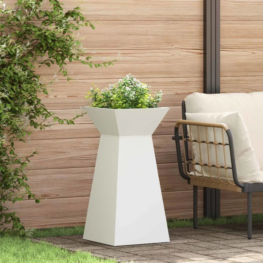 Vaso a Pilastro 2 pcs Bianco 35 x 35 x 73 cm 873841