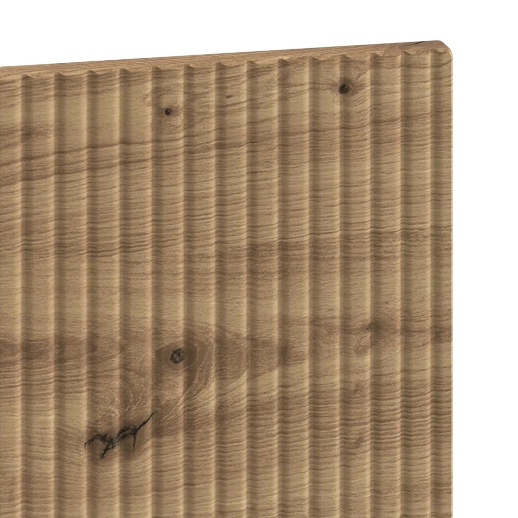 Testiera da Muro HOORN Rovere Artigianale Legno ingegnerizzato 897374