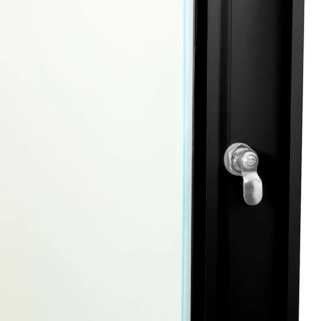 Armadietto di rete Nero 60 x 60 x 35 cm Acciaio CFW8128011