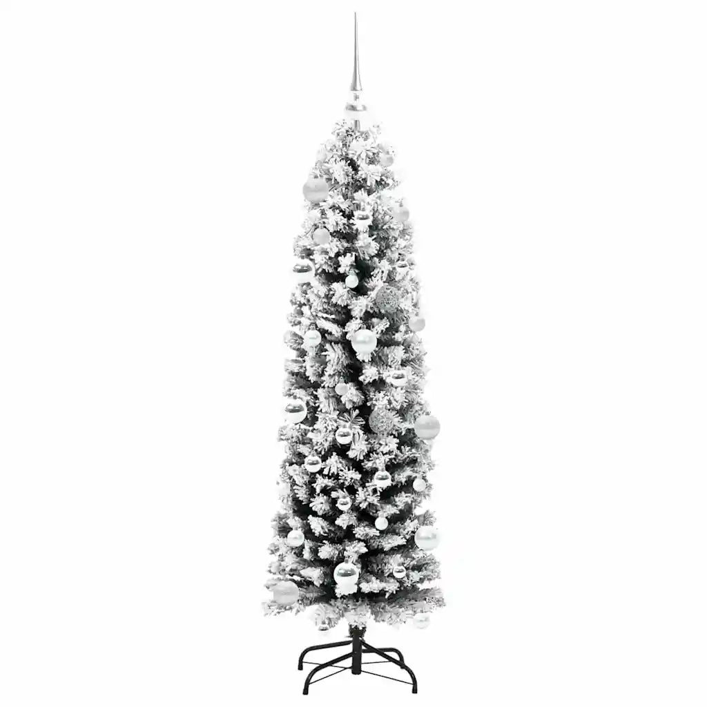 Albero di Natale Artificiale-Albero Natalizio con 150 LED Verde 150 cm 178812