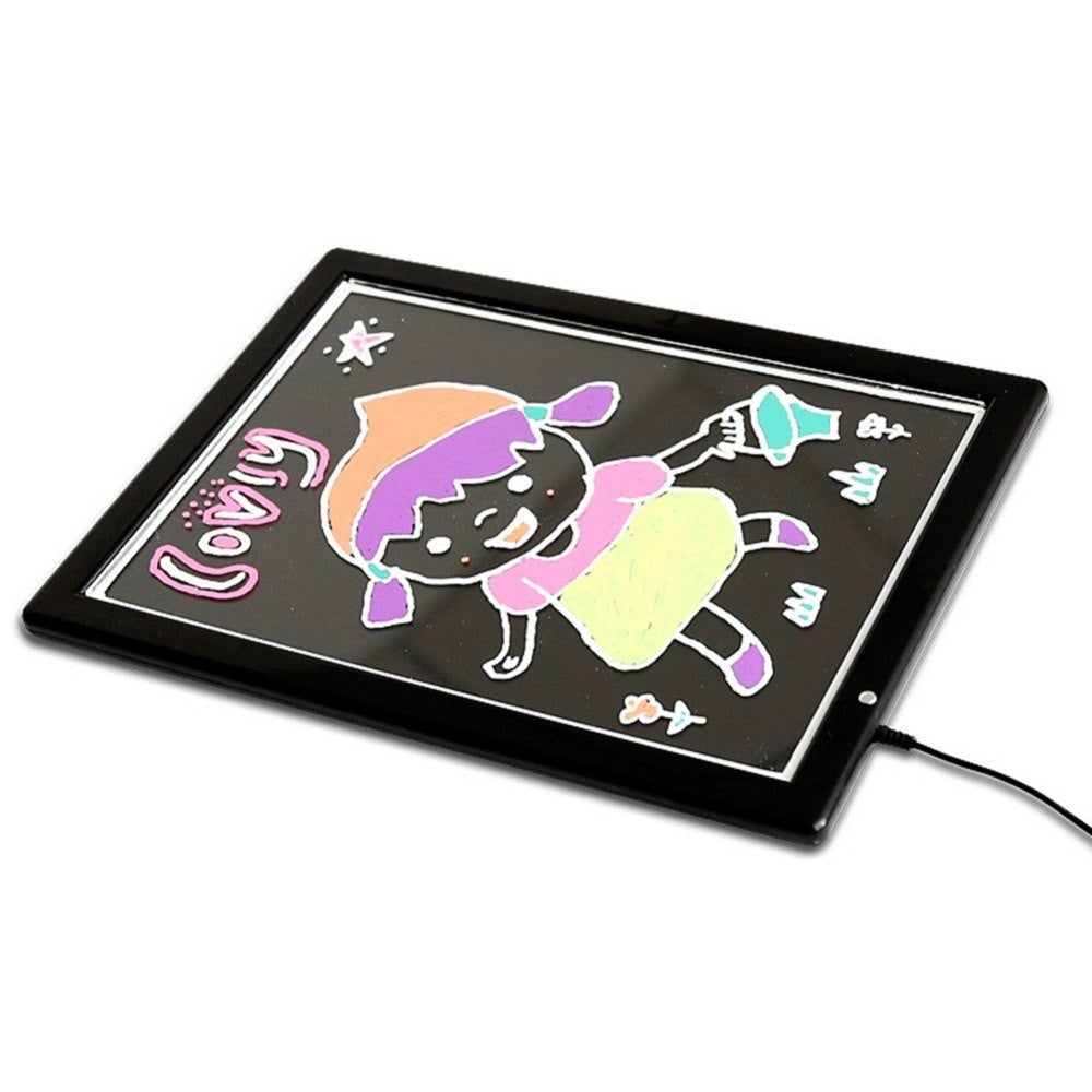 Trade Shop - Lavagna Insegna Luminosa A Led Riscrivibile 50x70 Per Pub Ristorante Bar Negozio -