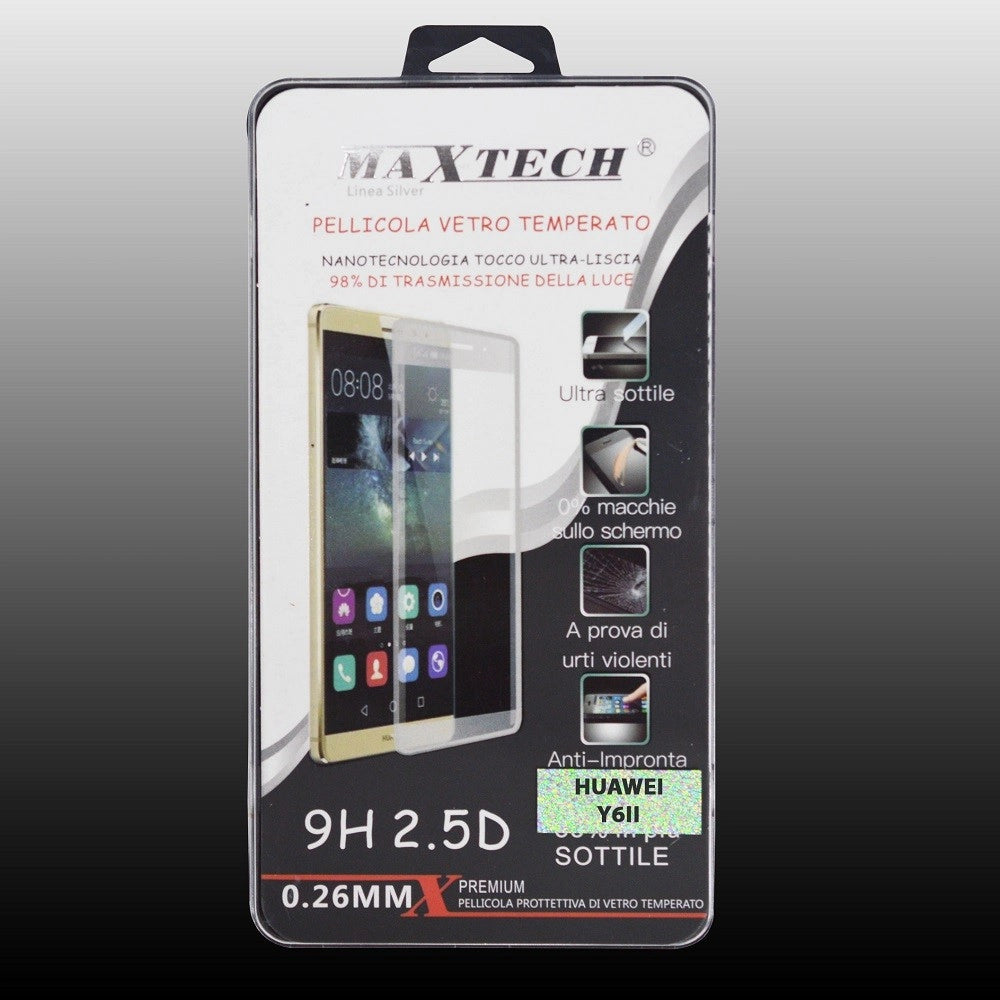 Trade Shop - Pellicola Vetro Temperato Per Huawei Y6ii Protezione Maxtech P-huawei Y6 Ii -