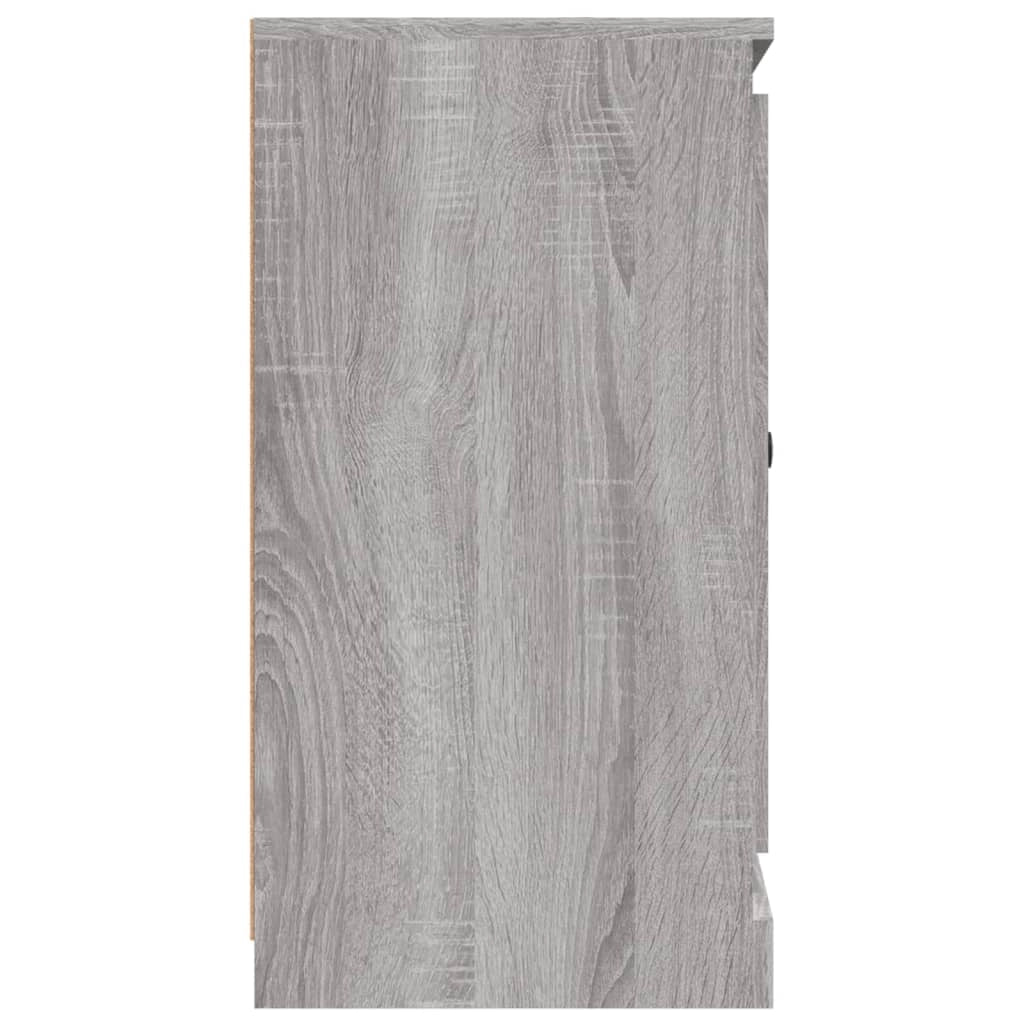 Buffet credenza cassettiera armadio mobile contenitore organizer cucina soggiorno rovere Sonoma 70 x 35,5 x 67,5 cm legno ingegnerizzato grigio 02_0036512