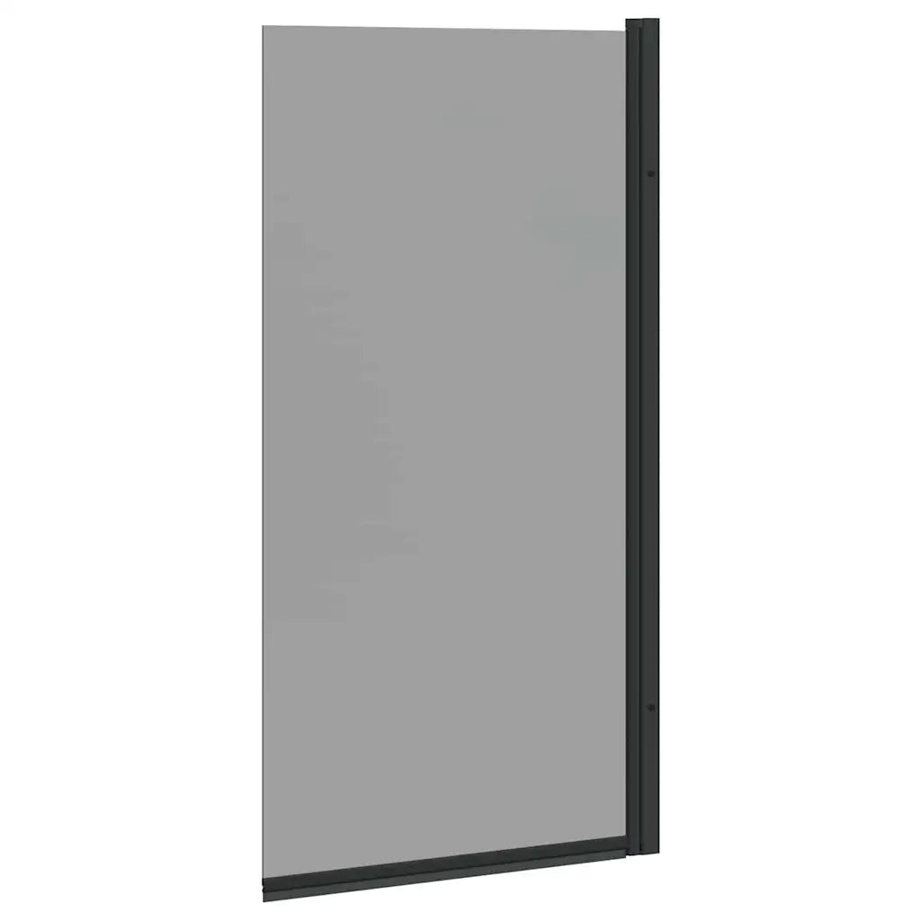 Schermo per Bagno e Doccia Nero 68 x 130 cm Vetro Temperato CFW1342901