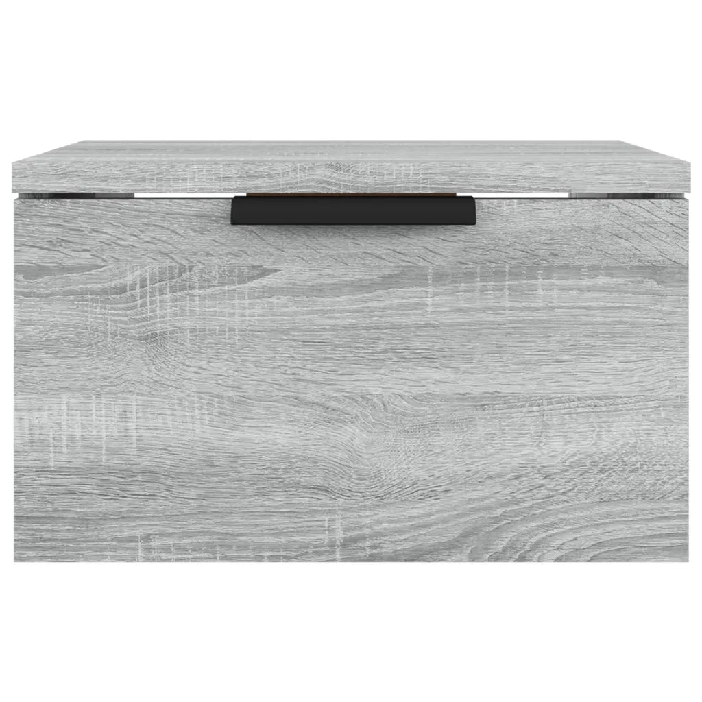 Comodini a Muro 2 pz Grigio Sonoma 34x30x20 cm cod mxl 51133