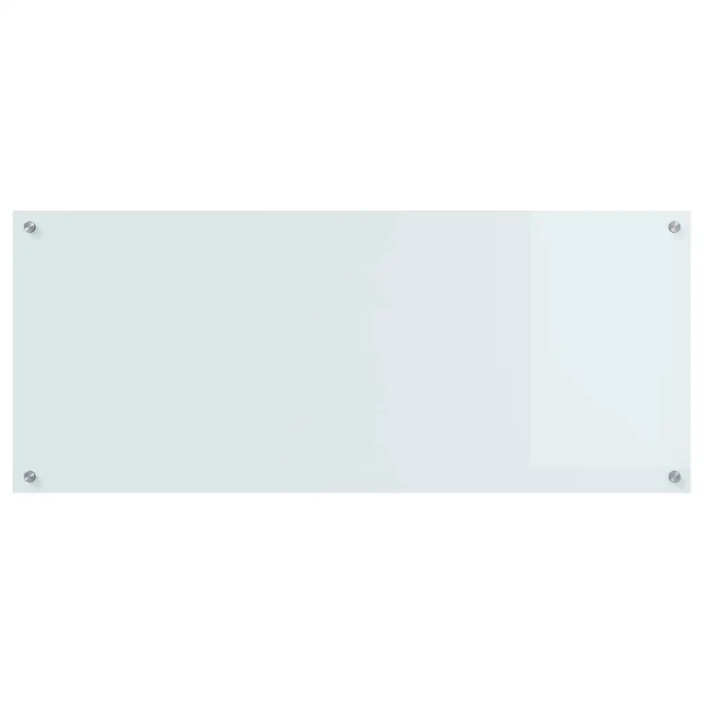 Schienale da cucina 2 pcs Bianco 120 x 50 cm vetro temperato 3415486
