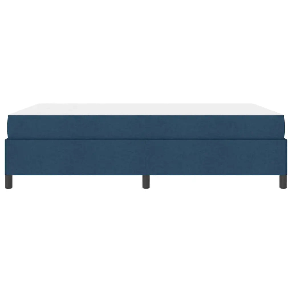 vidaXL Letto a molle Blu e Nero 140 x 200 cm