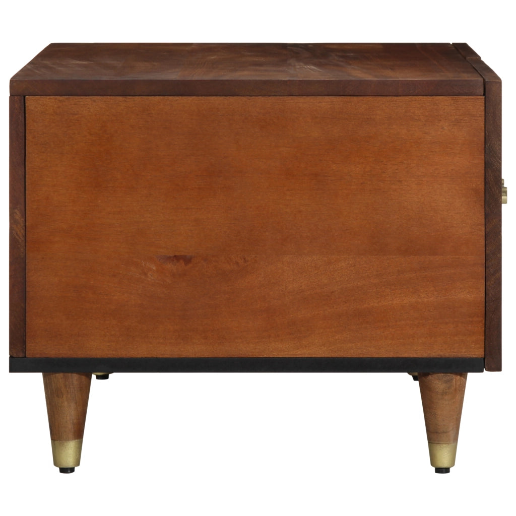 Tavolino da caffÃ¨ 80x50x40 cm in legno massello di mango