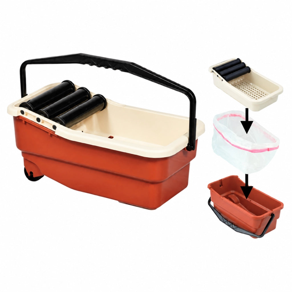 Vaschetta lavaggio easy raimondi con frattazzo spugna sweepex