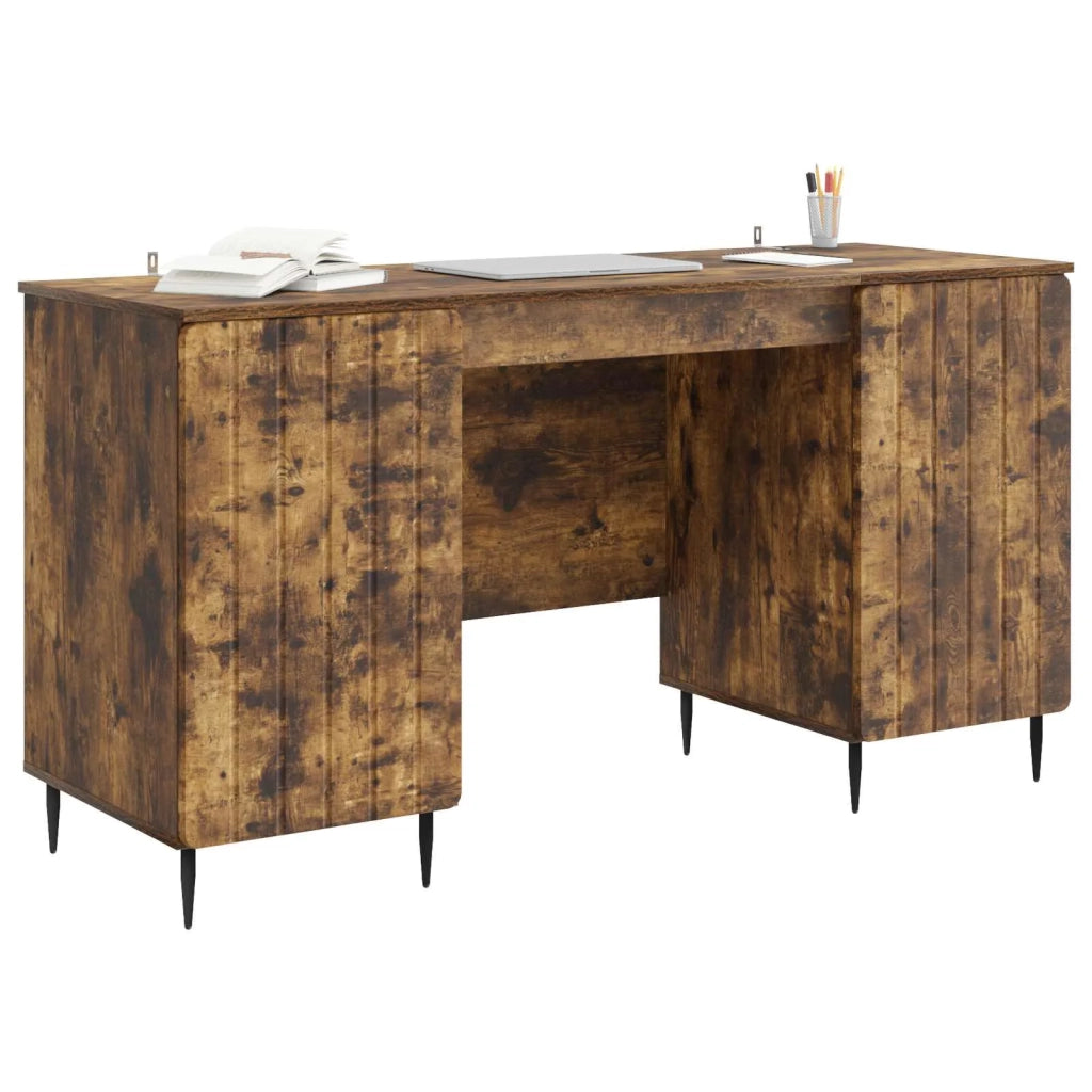Scrivania Rovere Fumo 142,5 x 50 x 75 cm Legno ingegnerizzato 3414590